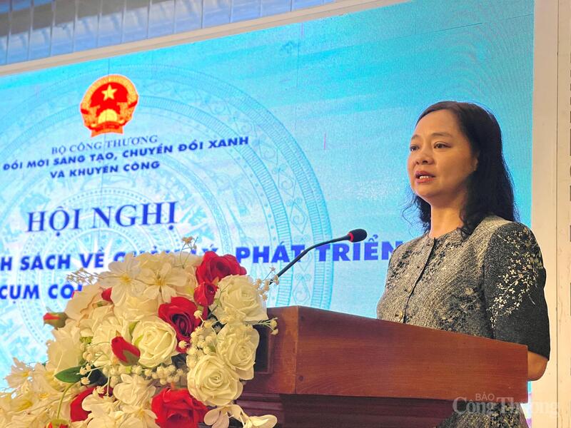 Bà Nguyễn Thị Lâm Giang - Cục trưởng Cục Đổi mới sáng tạo, Chuyển đổi xanh và Khuyến công (Bộ Công Thương).