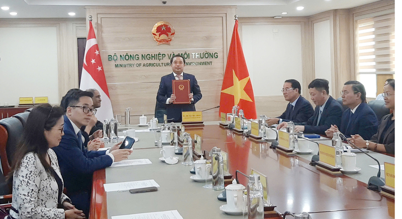 Lễ ký kết diễn ra theo hình thức trực tuyến