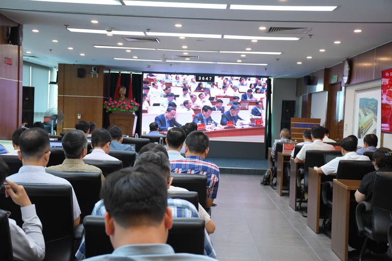Chùm ảnh: Hội nghị quán triệt 4 nghị quyết tại các điểm cầu thuộc Bộ Công Thương - 7