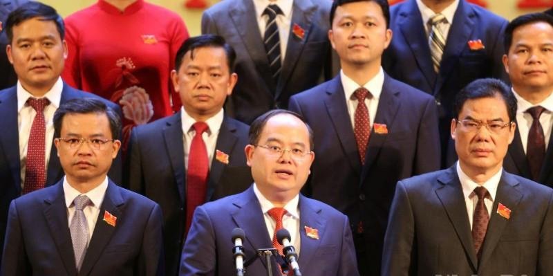 Đồng chí Quản Minh Cường tái đắc cử Bí thư Tỉnh uỷ Cao Bằng.