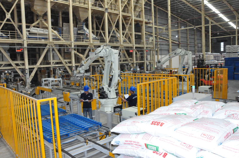 Dây chuyền sản xuất thức ăn chăn nuôi Hòa Phát