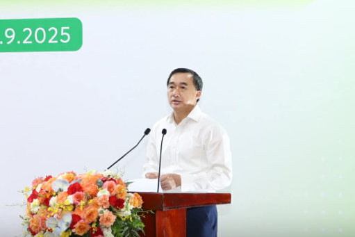 GS.TS Trần Văn Thuấn, Thứ trưởng Bộ Y tế phát biểu tại lễ phát động cuộc thi 'Cơ sở y tế không khói thuốc lá' lần thứ I.