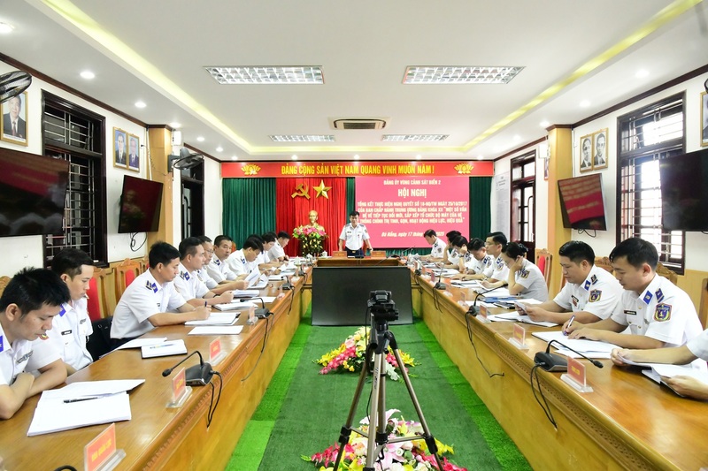Quang cảnh hội nghị tổng kết thực hiện Nghị quyết số 18-NQ/TW ngày 25/10/2017 của Ban Chấp hành Trung ương Đảng Khóa XII