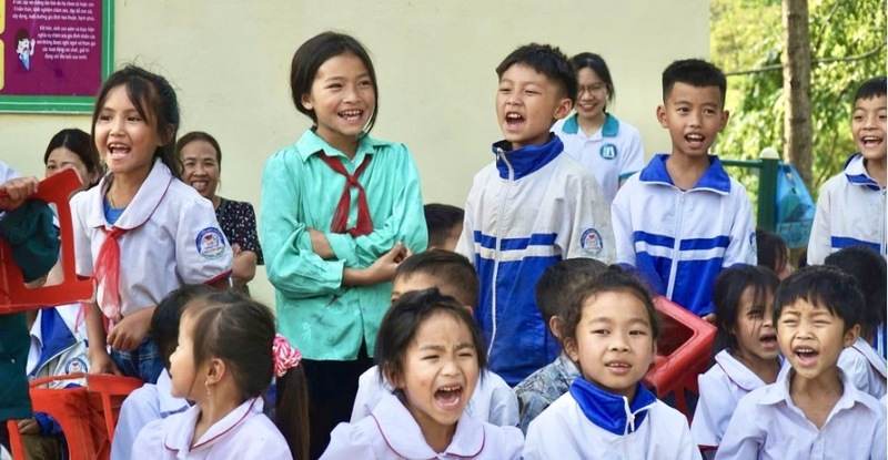 Hình ảnh trong hoạt động thiện nguyện của D Free Book