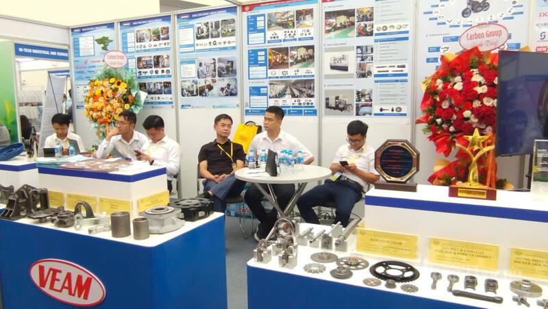 Gian hàng của VEAM tại hội chợ.