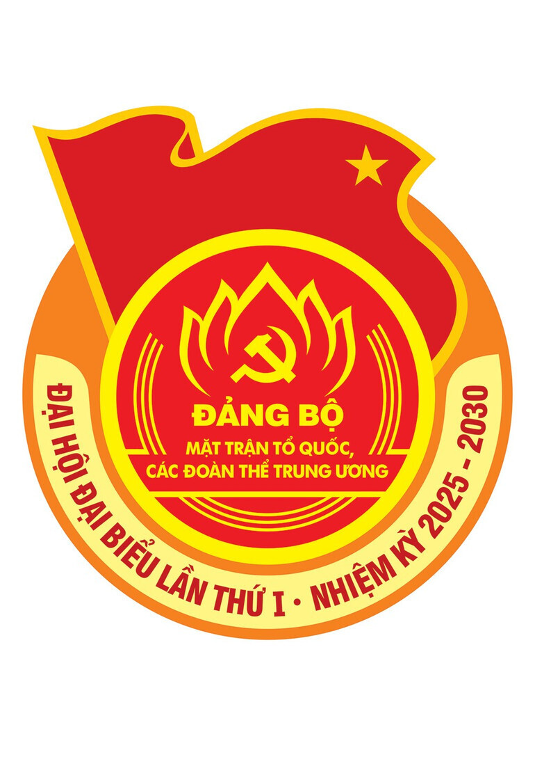 Logo Đại hội đại biểu Đảng bộ Mặt trận Tổ quốc, các đoàn thể Trung ương lần thứ I