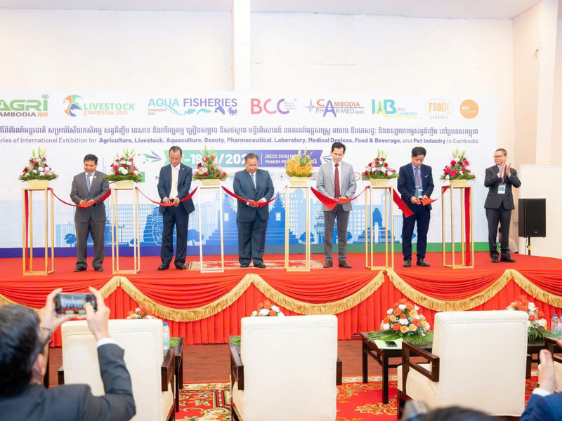 Hội chợ Quốc tế Nông nghiệp Campuchia lần thứ 7 thu hút hơn 250 doanh nghiệp, 200 gian hàng đến từ 15 quốc gia.