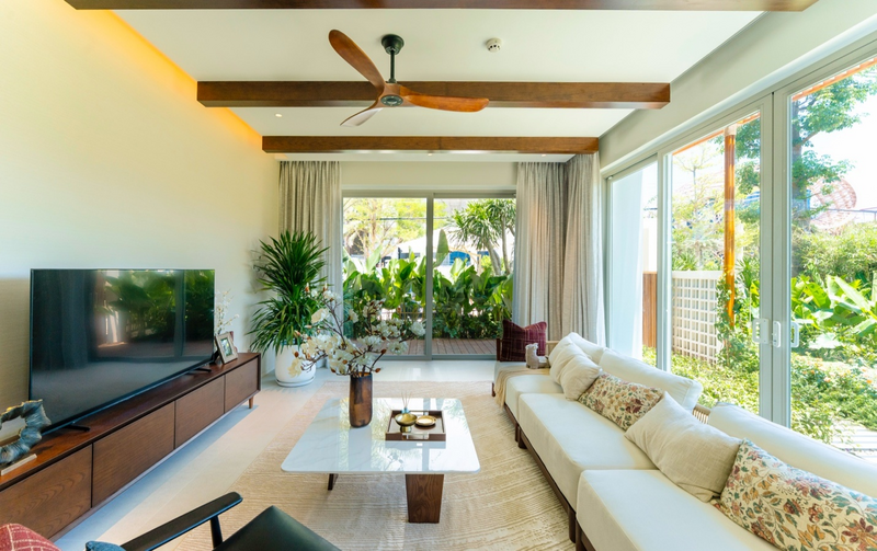 Các căn villa tại La Tiên Villa dễ dàng kết nối với tiện ích nội khu và toàn khu.