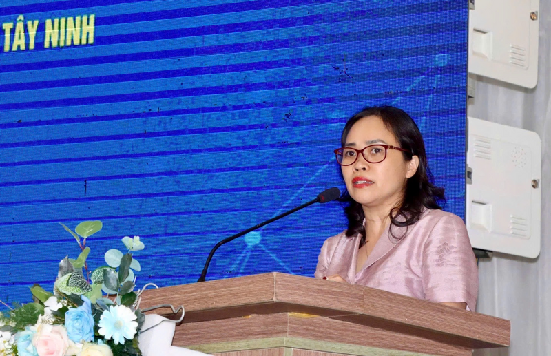 Bà Vũ Thị Minh Ngọc, Trưởng phòng Hạ tầng thương mại, Cục Quản lý và Phát triển thị trường trong nước