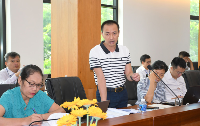 Đại diện Tập đoàn TH. Ảnh: Minh Khuê.