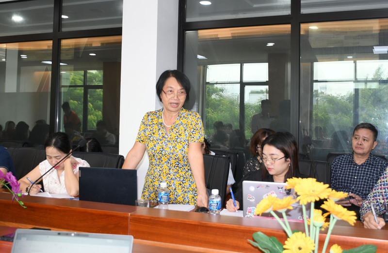 Đại diện Hiệp hội Sữa Việt Nam. Ảnh: Minh Khuê.