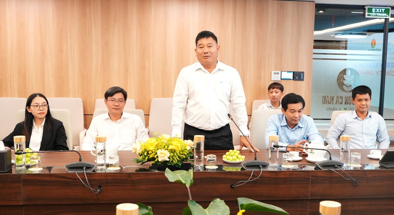 Chủ tịch Nguyễn Văn Hiển đại diện CHAVI bày tỏ sự trân trọng trong hợp tác với PVCFC (Ảnh PVCFC)