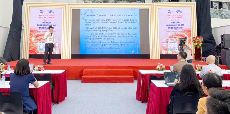 Hội thảo chuỗi cung ứng nội địa: Tăng tốc kết nối - đón vận hội mới. Ảnh: N.T