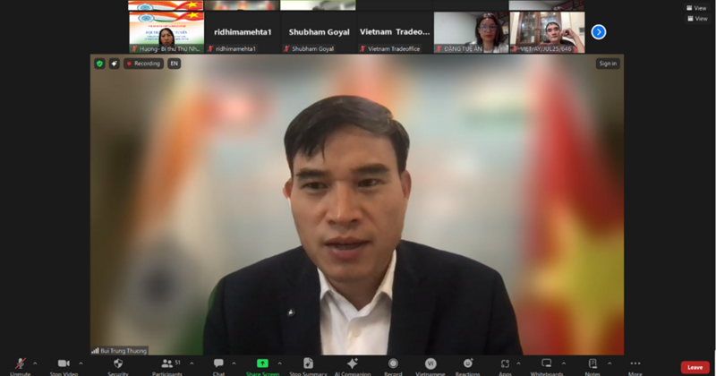 Ông Bùi Trung Thướng, Tham tán Thương mại Việt Nam tại Ấn Độ.