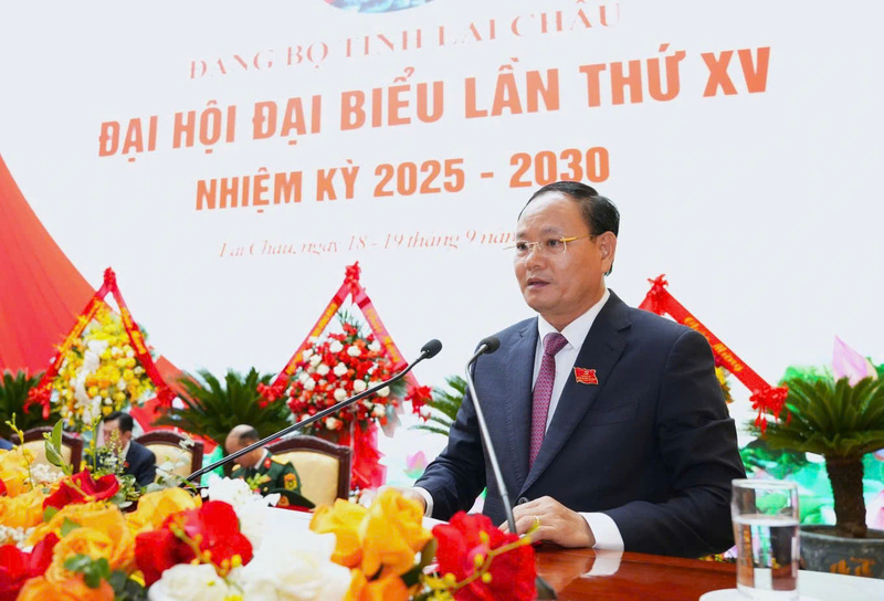 Ông Lê Minh Ngân giữ chức Bí thư Tỉnh ủy Lai Châu nhiệm kỳ 2025-2030. Ảnh: Cổng thông tin điện tử Lai Châu