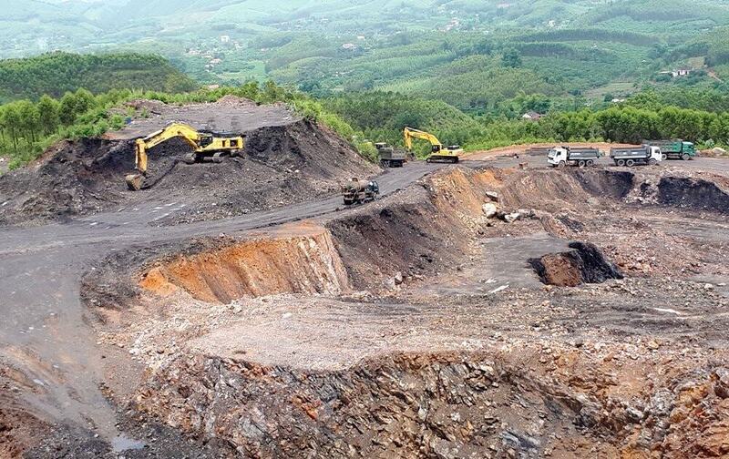 Bắc Ninh yêu cầu tăng cường quản lý hoạt động khai thác, tập kết khoáng sản. Ảnh: Minh Anh.