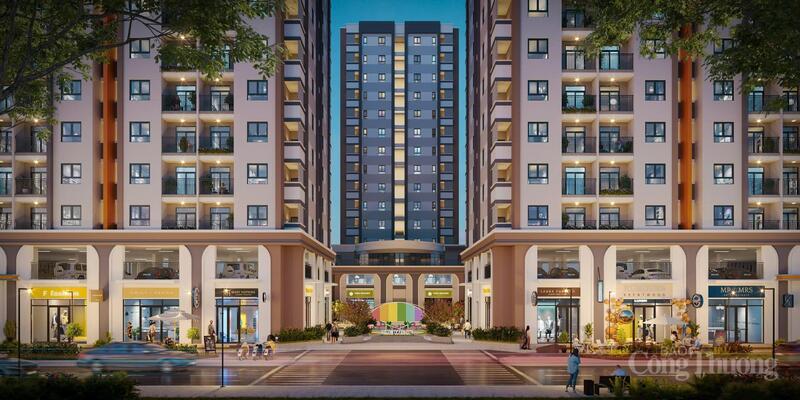 Phối cảnh dự án nhà ở xã hội Hacom Ocean City.