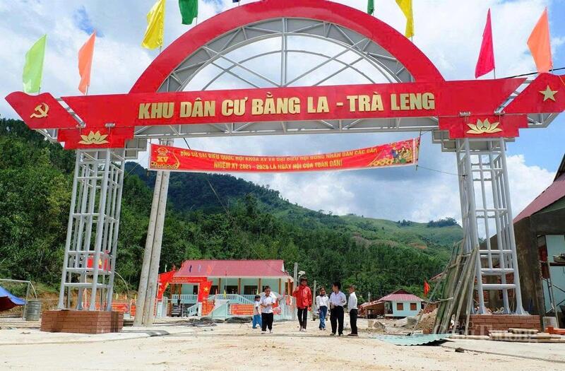 Khu dân cư Bằng La, nơi đang từng ngày hồi sinh sau thảm họa sạt lở năm 2020