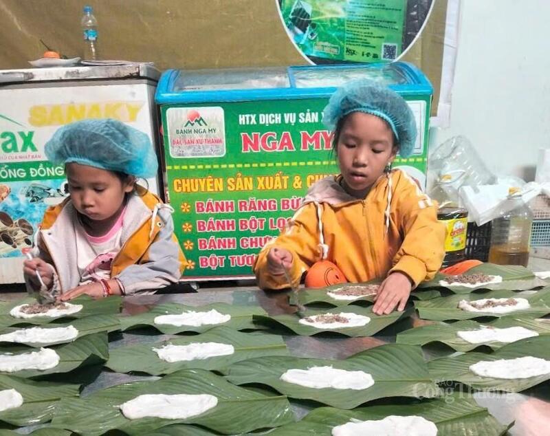 Trẻ em cũng đã học làm bánh răng bừa