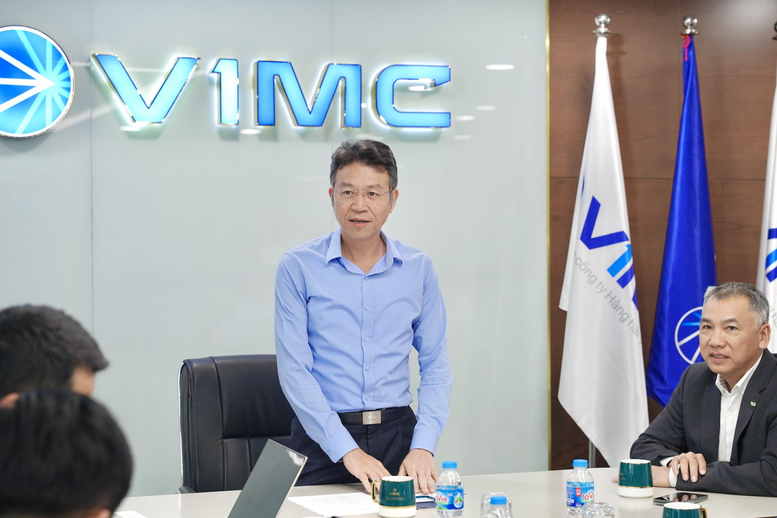 Tổng giám đốc VIMC Lê Anh Sơn nhấn mạnh: VIMC xác định chuyển đổi số, chuyển đổi xanh là nhiệm vụ trọng tâm