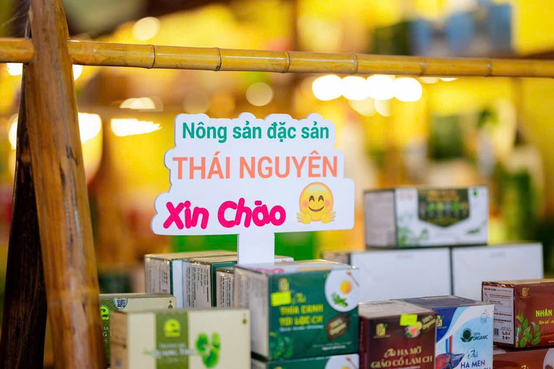 Thái Nguyên nỗ lực xây dựng thương hiệu cho sản phẩm địa phương (Ảnh: Báo Thái Nguyên)