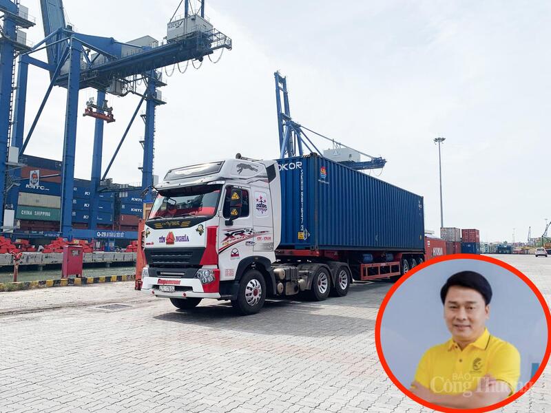 Ông Nguyễn Quang Vinh, Chủ tịch HĐQT Công ty Cổ phần Tín Nghĩa Logistics. Ảnh: Vũ Long