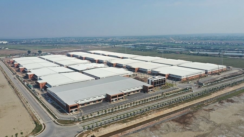 Khu công nghiệp Liên Hà Thái, được đánh giá là một trong những khu công nghiệp phát triển nhanh và đồng bộ. Ảnh: Nguyễn Hằng