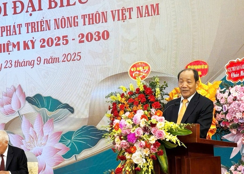 Đại hội Đại biểu Tổng hội Nông nghiệp và Phát triển nông thôn Việt Nam nhiệm kỳ III (2025 - 2030) tiếp tục bầu ông Hồ Xuân Hùng làm Chủ tịch Tổng hội.