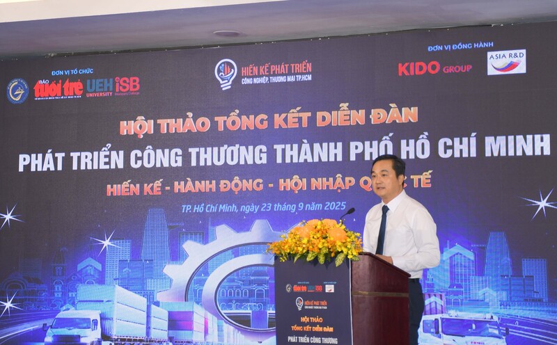 Ông Bùi Tá Hoàng Vũ, Giám đốc Sở Công Thương TP. Hồ Chí Minh. Ảnh: Minh Khuê