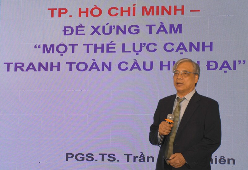 PGS. TS Trần Đình Thiên. Ảnh: Minh Khuê