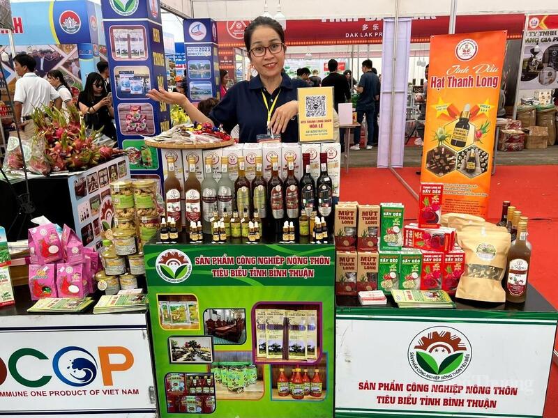 Sản phẩm thanh long được chế biến đa dạng và góp mặt tại nhiều sự kiện xúc tiến thương mại lớn.