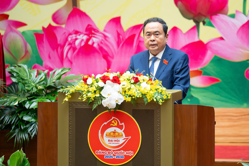Chủ tịch Quốc hội Trần Thanh Mẫn phát biểu tại phiên trù bị. Ảnh: VPQH
