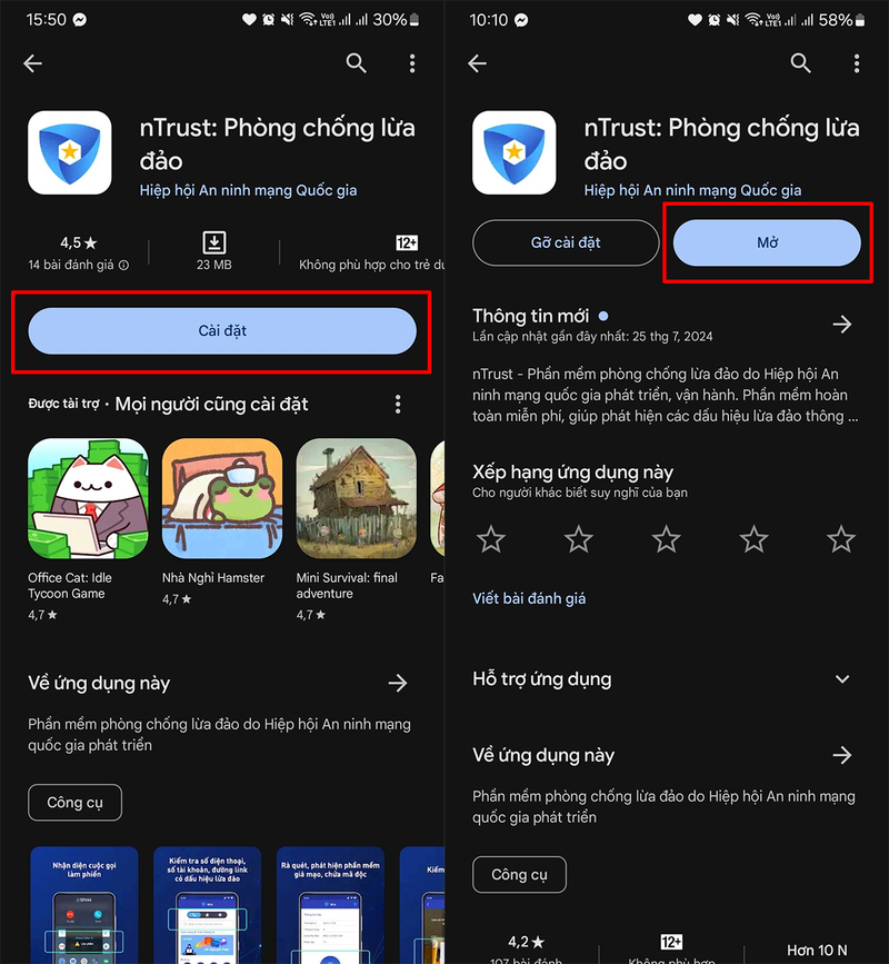 Phần mềm phòng chống ừa đảo nTrust