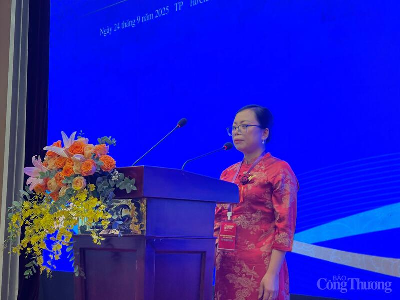 Bà Nguyễn Thị Kim Liên, Trưởng Ban tổ chức Triển lãm Thang máy Quốc tế Việt Nam 2025.