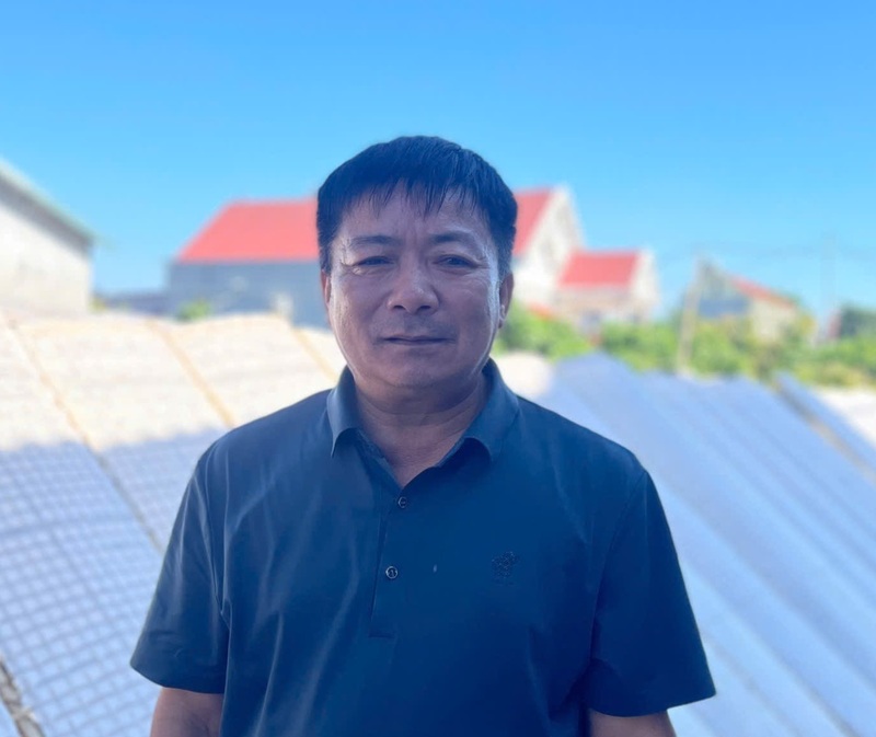 Ông Nguyễn Văn Nam, Giám đốc Hợp tác xã Sản xuất và Tiêu thụ mỳ Chũ Nam Thể. Ảnh: Ngọc Hoa