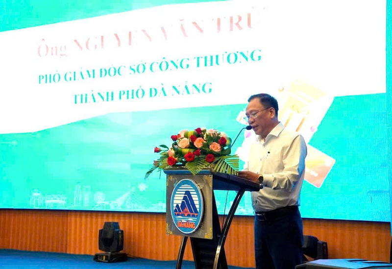 Ông Nguyễn Văn Trừ - Phó Giám đốc Sở Công Thương thành phố Đà Nẵng phát biểu tại Hội thảo.