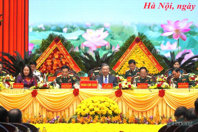 Tổng Bí thư Tô Lâm dự và chỉ đạo Đại hội. Ảnh: Minh Trang