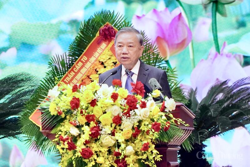 Theo Tổng Bí thư, Thi đua Quyết thắng là “chất xúc tác biến quyết tâm thành kết quả, biến mục tiêu thành hiện thực. Ảnh: Minh Trang