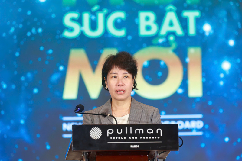 Thứ trưởng Bộ Tài chính Nguyễn Thị Bích Ngọc phát biểu tại diễn đàn. Ảnh: NH.