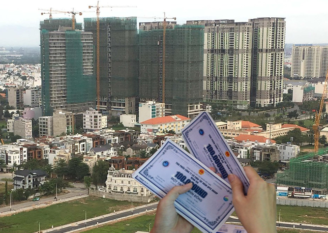 Phát hành trái phiếu doanh nghiệp bất động sản tăng vọt 202% so với cùng kỳ. Ảnh: Ánh Tuyết