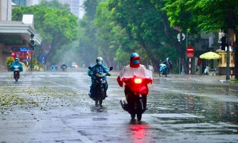 Hà Nội có mưa. Ảnh minh hoạ