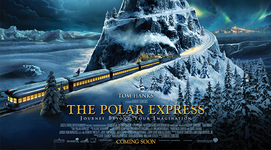 The Polar Express (2004): Chuyến tàu kỳ diệu đưa trẻ nhỏ đến Bắc Cực.