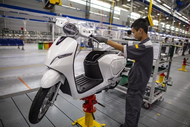 Hết tháng 8/2025, doanh số xe máy của VinFast đã tăng trưởng tới 447%. Ảnh: VinFast
