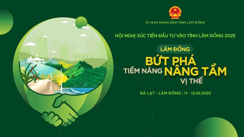 Hội nghị dự kiến sẽ diễn ra trong 2 ngày (11 - 12/10/2025) với chủ đề “Lâm Đồng bứt phá tiềm năng, nâng tầm vị thế”.
