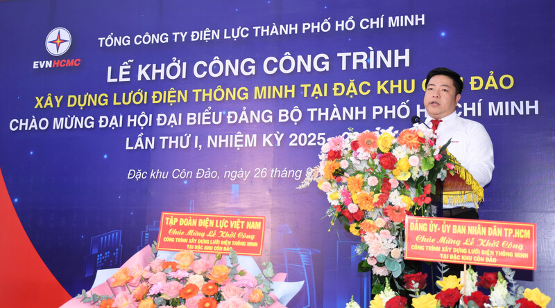 Ông Luân Quốc Hưng - Phó Tổng giám đốc EVNHCMC. Ảnh: Thanh Minh.
