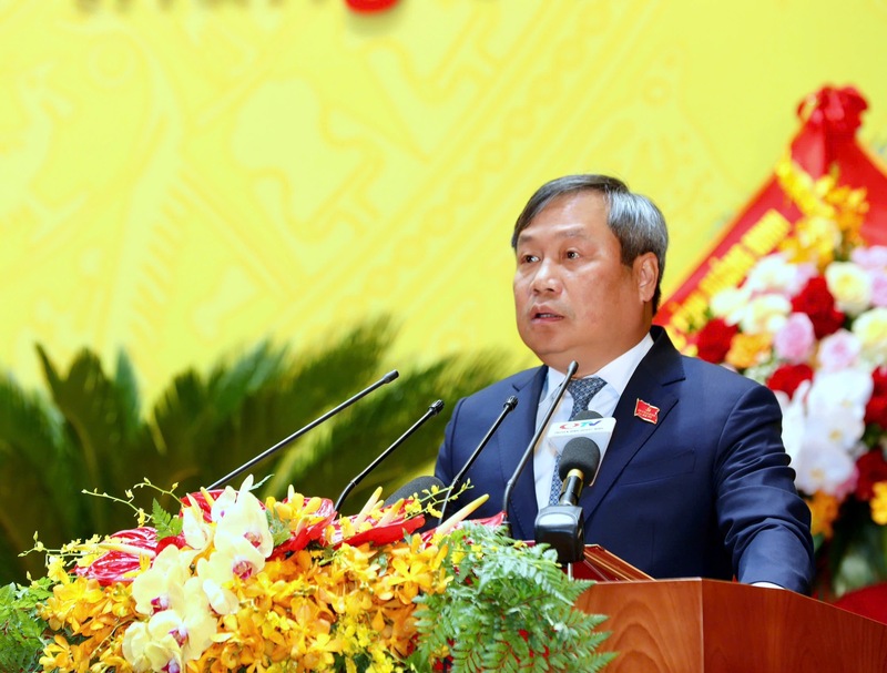 Ông Vũ Đại Thắng - Bí thư Tỉnh ủy Quảng Ninh tái đắc cử Bí thư Tỉnh ủy Quảng Ninh, nhiệm kỳ 2025 - 2030. Ảnh: Tỉnh Quảng Ninh.