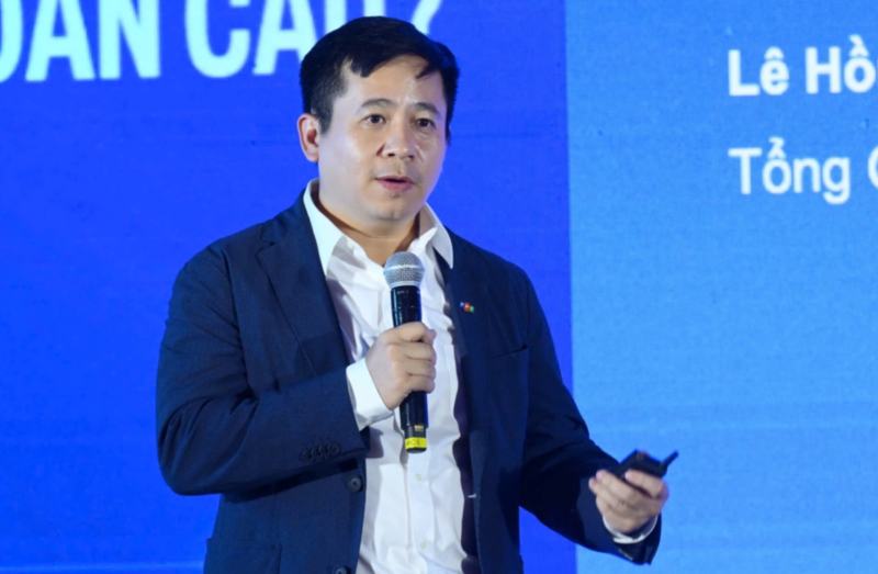 Ông Lê Hồng Việt, Tổng Giám đốc FPT Smart Cloud, Tập đoàn FPT chia sẻ về tiềm năng, thách thức trong phát triển AI tại Việt Nam. Ảnh: Giang Huy
