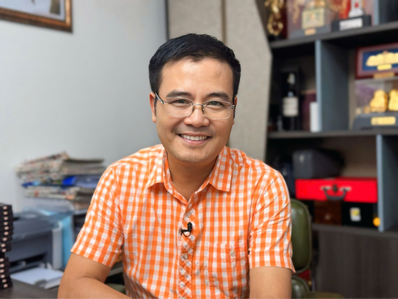 Nhà báo Nguyễn Hào - Phó Tổng Biên tập Báo Đại biểu Nhân dân. Ảnh: Thanh Thảo.