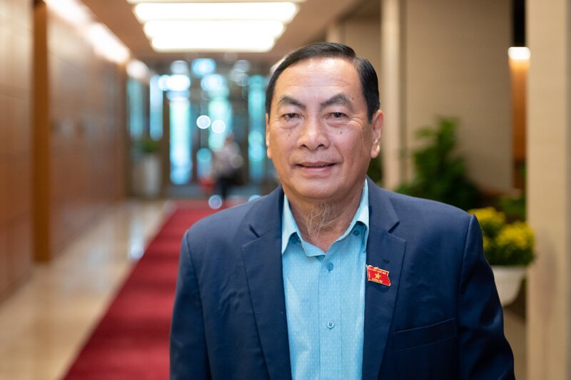 Đại biểu Quốc hội Phạm Văn Hoà (Đoàn đại biểu Quốc hội tỉnh Đồng Tháp). Ảnh: Quochoi.vn.