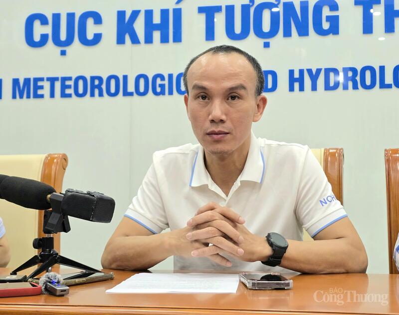 Ông Hoàng Phúc Lâm-Phó Giám đốc Trung tâm Dự báo khí tượng thuỷ văn quốc gia